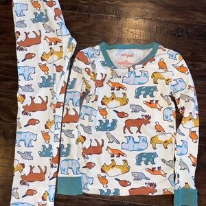 Cat & Jack Kids Animal Print Pajamas - Multicolor